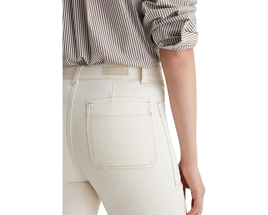 AG Jeans джинсы Lila Utility Mid-Rise Straight в цвете White Oat