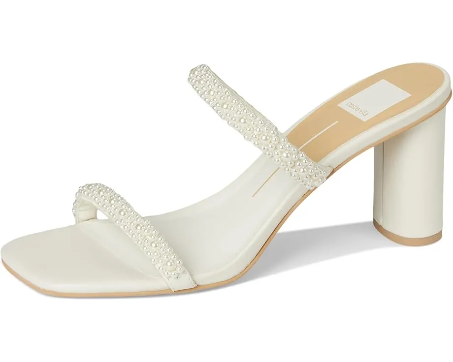 Босоножки Nolah Pearl на квадратном каблуке с жемчужным декором