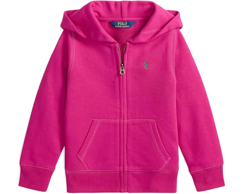 Худи Polo Ralph Lauren Kids на молнии из флиса для малышей