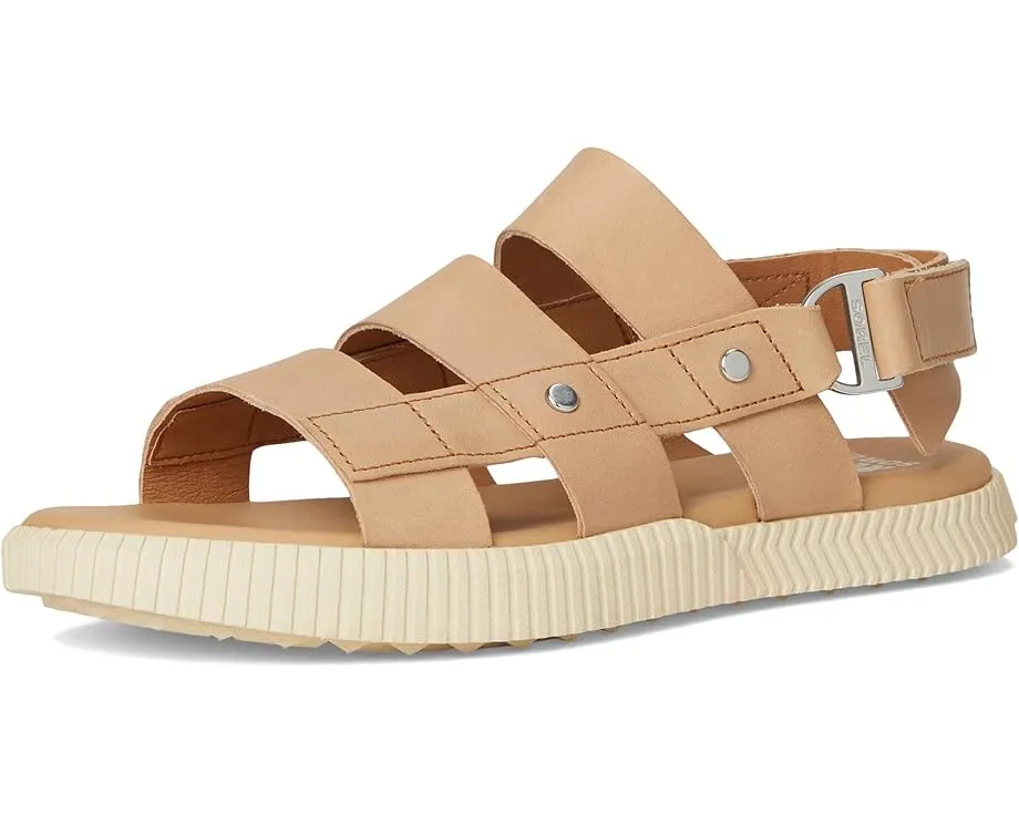 Сандалии SOREL Ona Ave™ Slingback Flat с ремешком на липучке и стелькой из ЭВА
