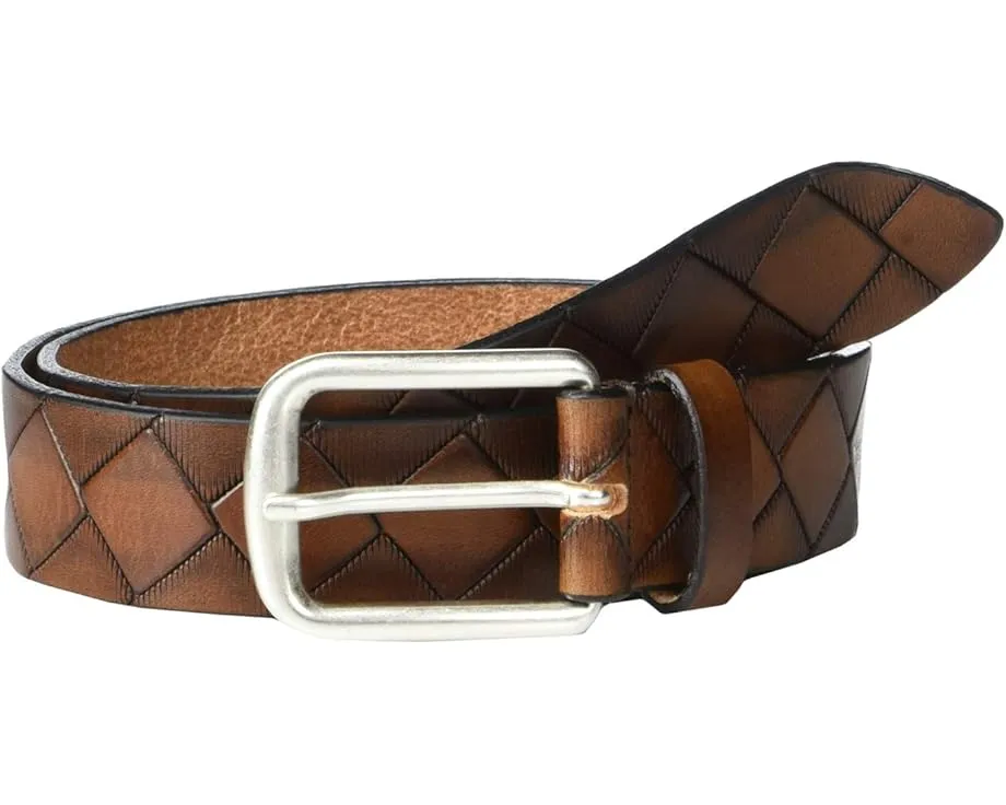 Ремень Johnston & Murphy Basketweave из тисненой кожи