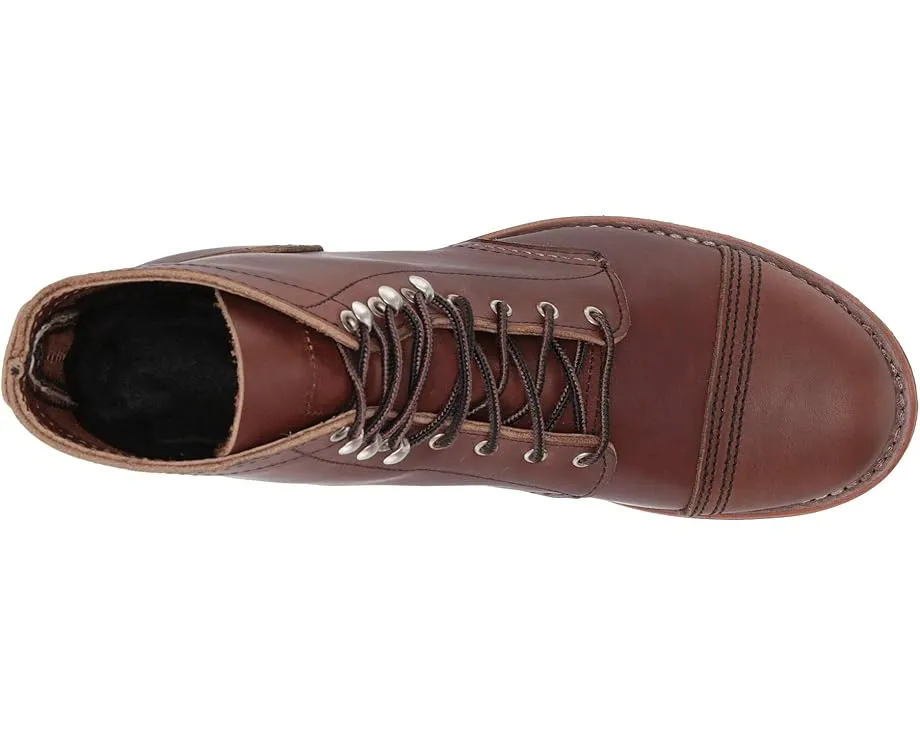 Кожаные ботинки Iron Ranger от Red Wing Heritage с подошвой Vibram и конструкцией Goodyear