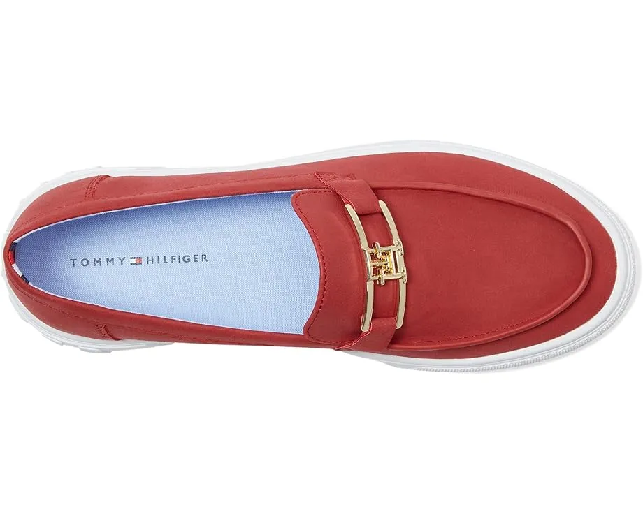 Лоферы Tommy Hilfiger Wilfer с металлическим логотипом и кожаной подошвой