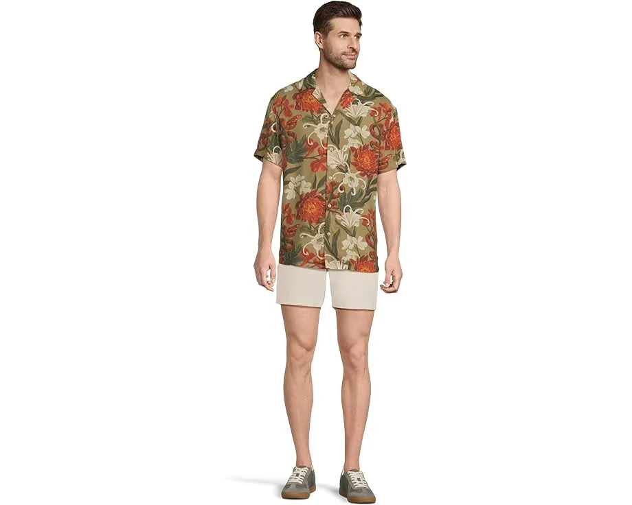 Рубашка Chubbies The Snakey из вискозы с цветочным принтом и расслабленным кроем