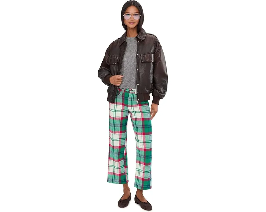 Брюки Free People Cheers Pant из хлопка с прямым кроем