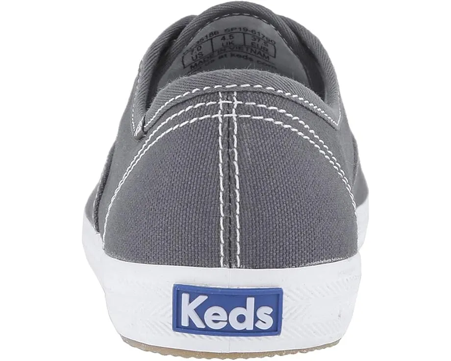 Keds Champion Canvas кроссовки на шнуровке с памятью формы и резиновой подошвой
