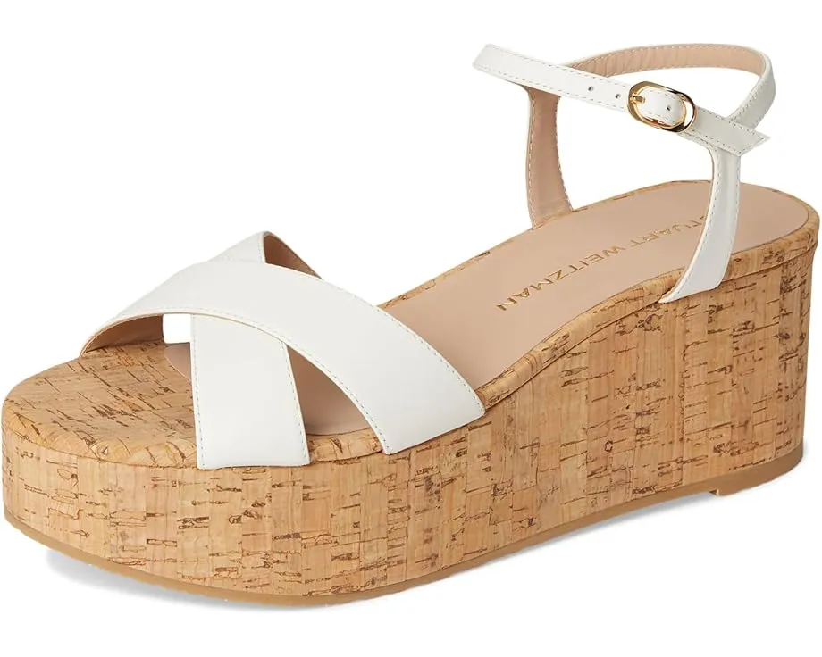 Сандалии Stuart Weitzman Dayna Wedge на платформе с открытым носком