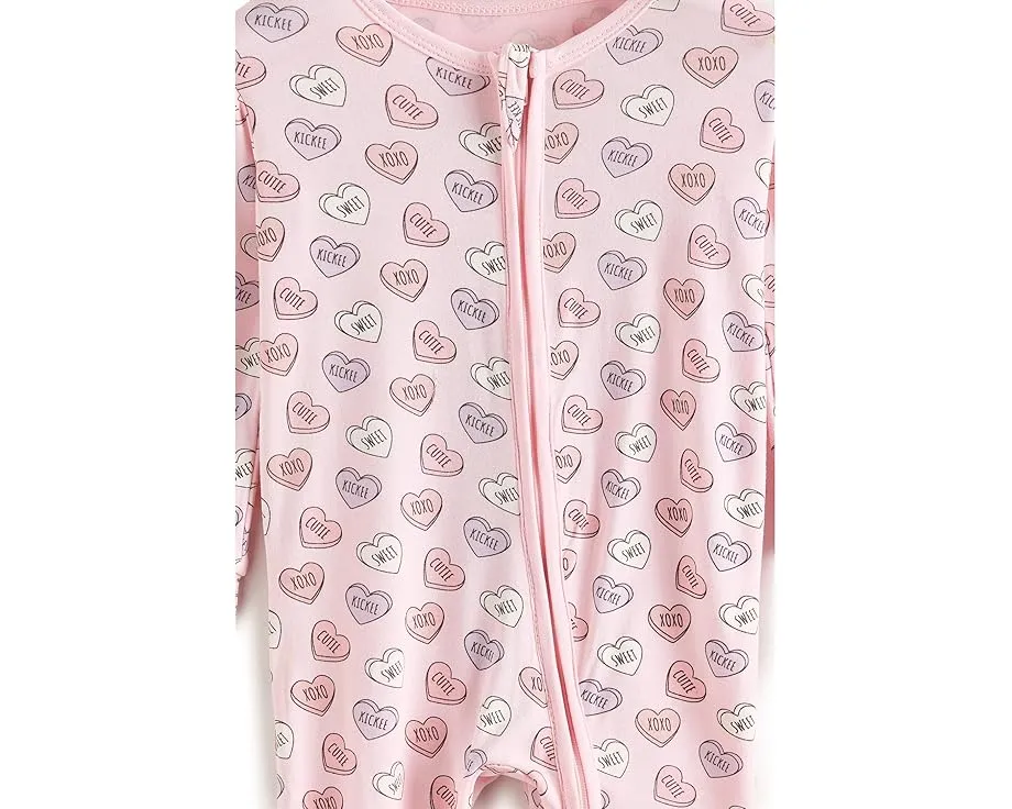 Комбинезон Kickee Pants Print Footie с двухсторонней молнией для младенцев
