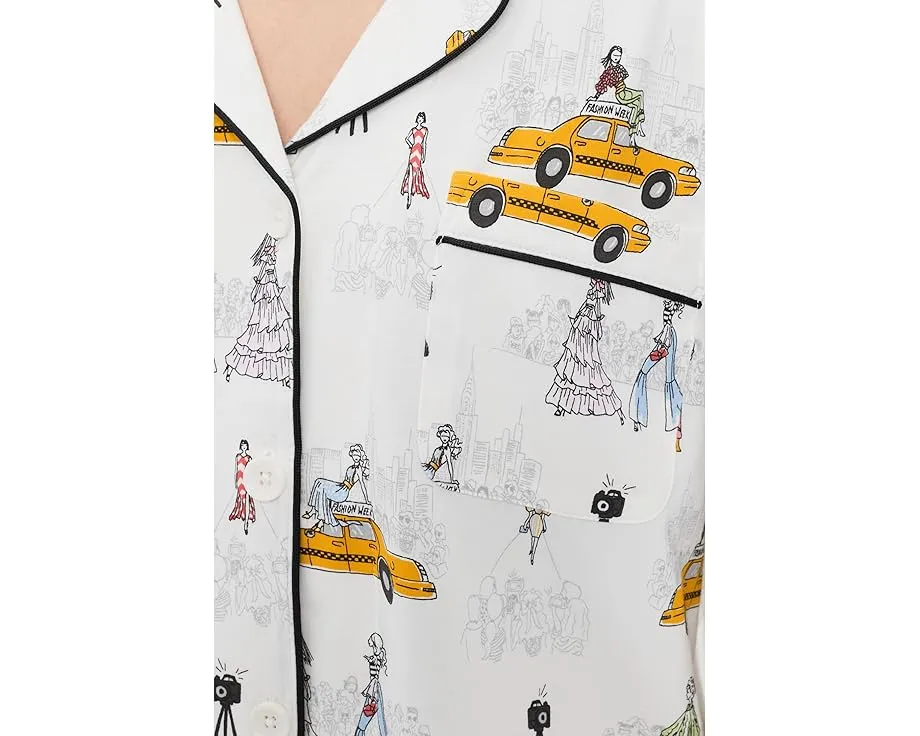 Комплект пижамы Bedhead PJs Classic с длинными рукавами из хлопкового трикотажа