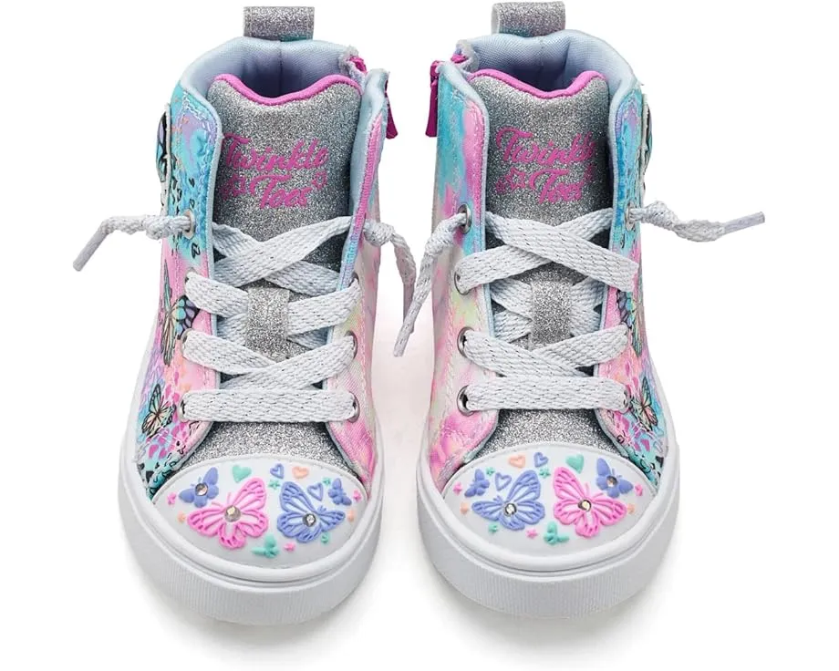Детские кроссовки SKECHERS KIDS Twinkle Sparks с подсветкой и бабочками