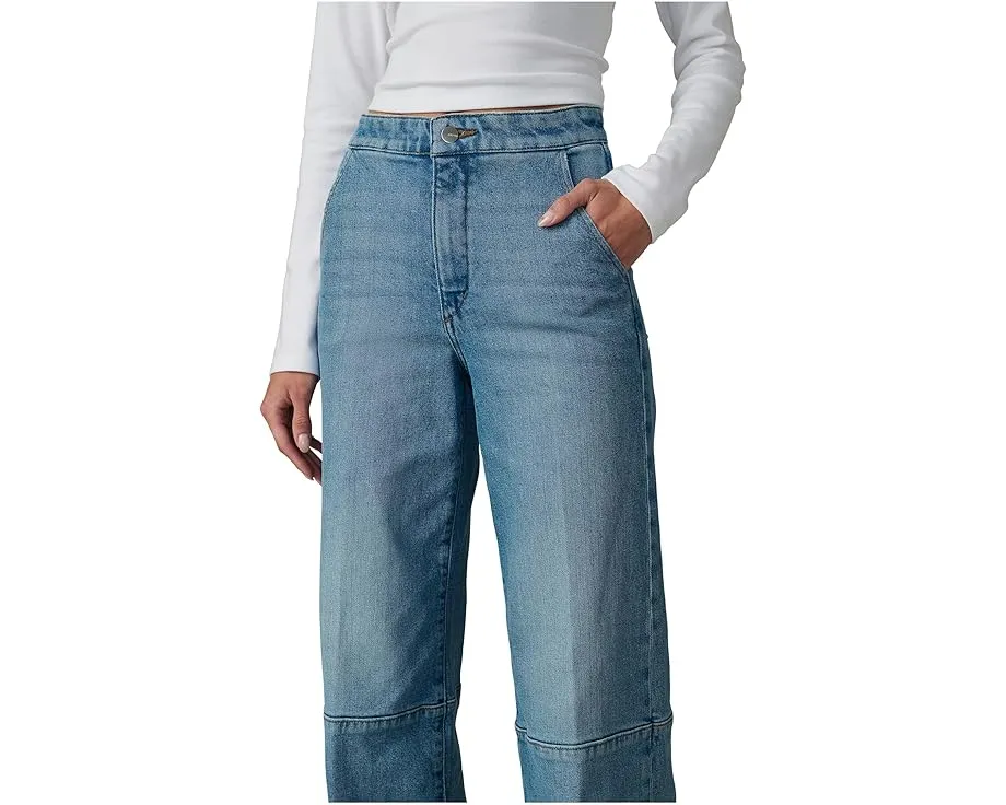 Джинсы Joe's Jeans The Seamed Mia с высокой посадкой и широкими штанинами