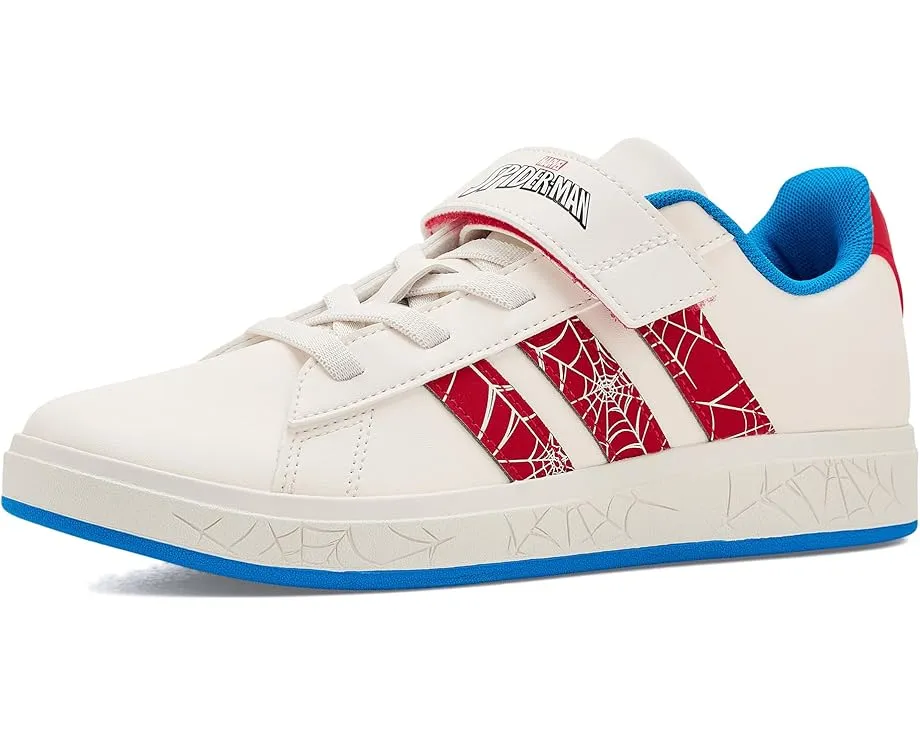 Детские кроссовки adidas Marvel Spider-Man Grand Court с эластичными шнурками