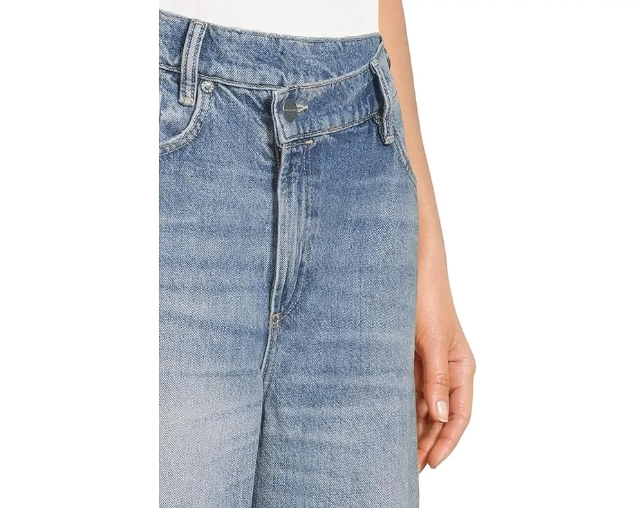 AllSaints Aki Crossover Jean джинсы с завышенной талией и широкими штанинами