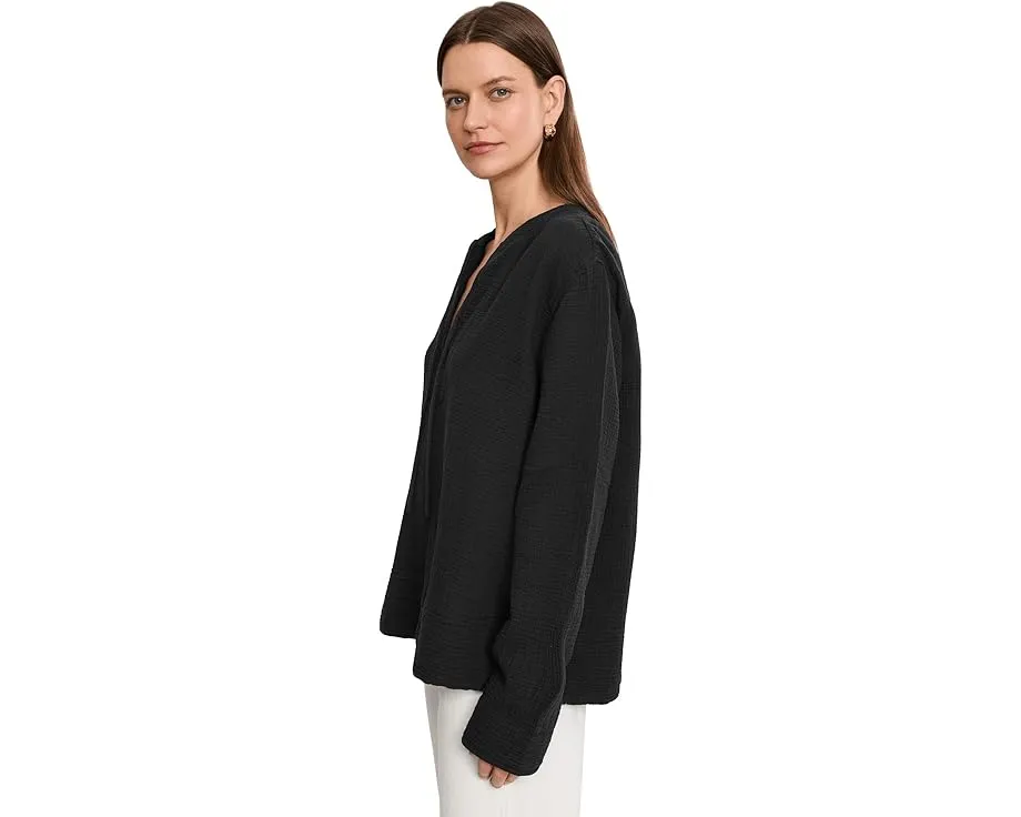 Faherty топ Dune Cotton Gauze Harbor из хлопка