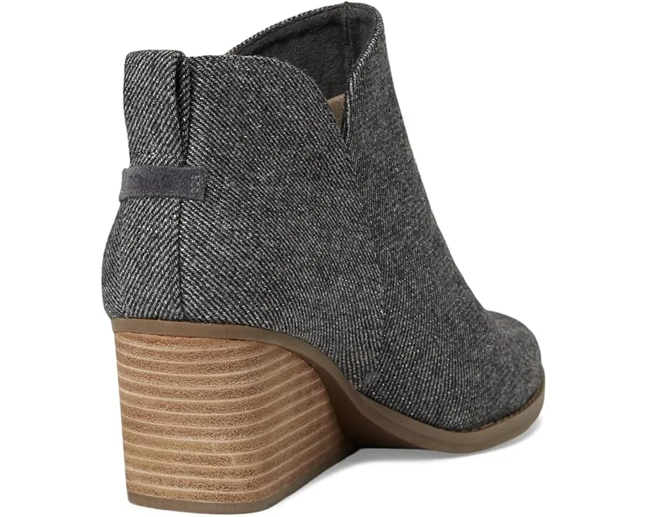 Ботильоны TOMS Goldie на клиновидном каблуке из кожи со стелькой CloudBound