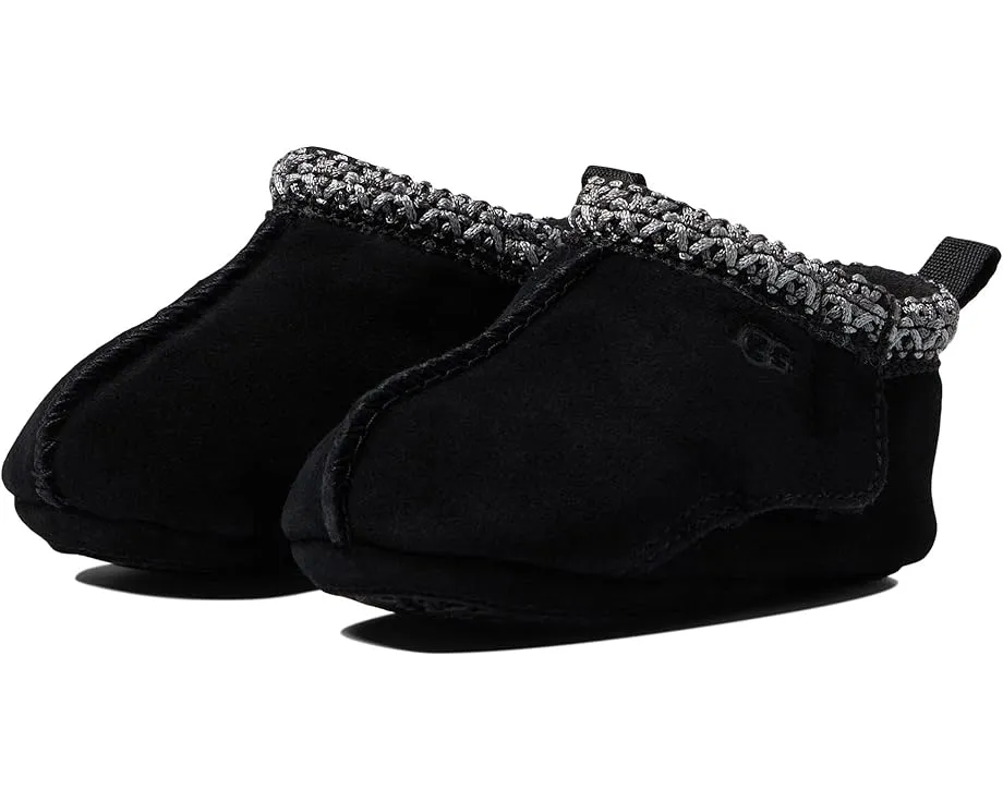 Детские тапочки UGG Tasman из замши на липучке