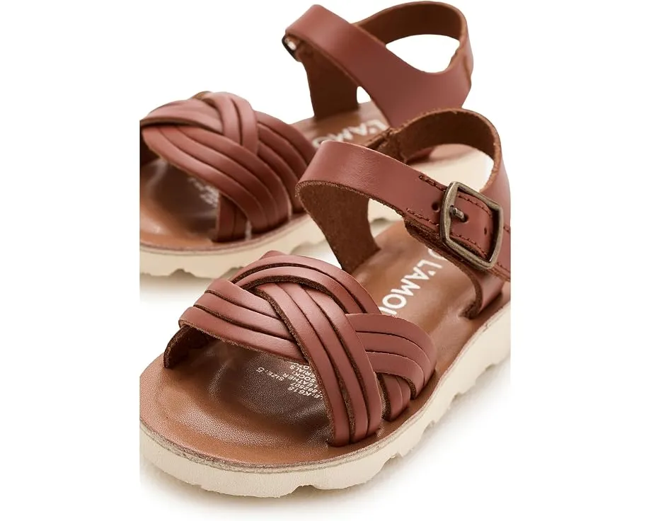 Сандалии L'Amour Shoes Kids Athena с круглым носком и пряжкой