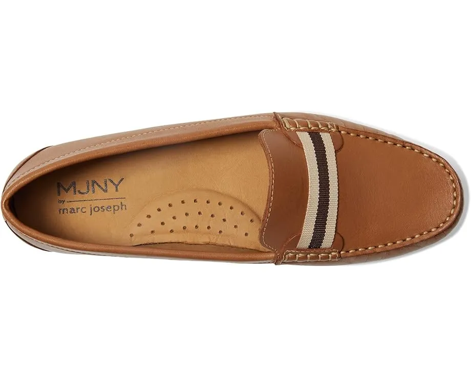 Мокасины Mulberry от Marc Joseph New York из телячьей кожи с ручной строчкой