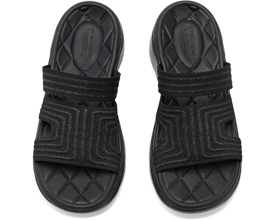 Сандалии Skechers GO WALK Arch Fit 2.0 с блестящим трикотажем