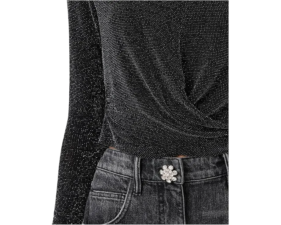 Футболка Skylar с длинным рукавом от AllSaints из полиэстера