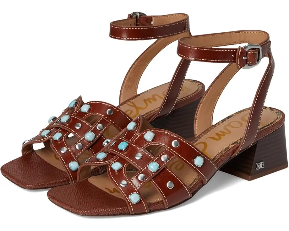 Сандалии Sam Edelman Wayla 2 на квадратном каблуке с плетеным верхом