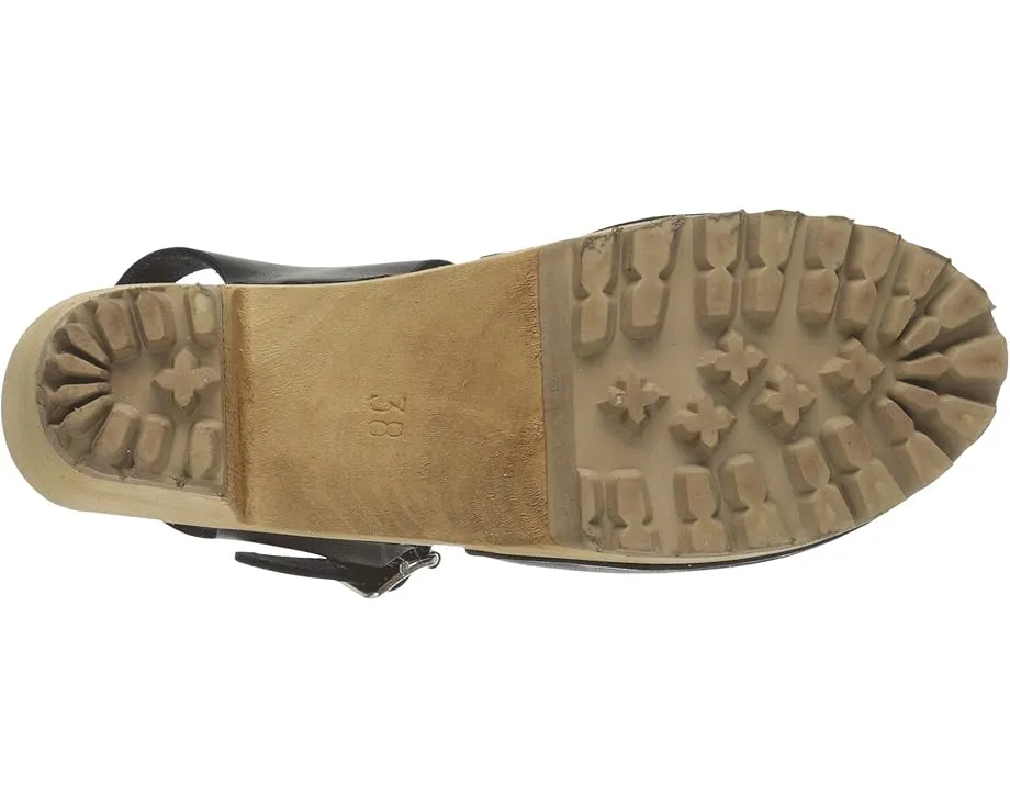 Сабо MIA Abba на платформе с деревянной основой и регулируемым ремешком