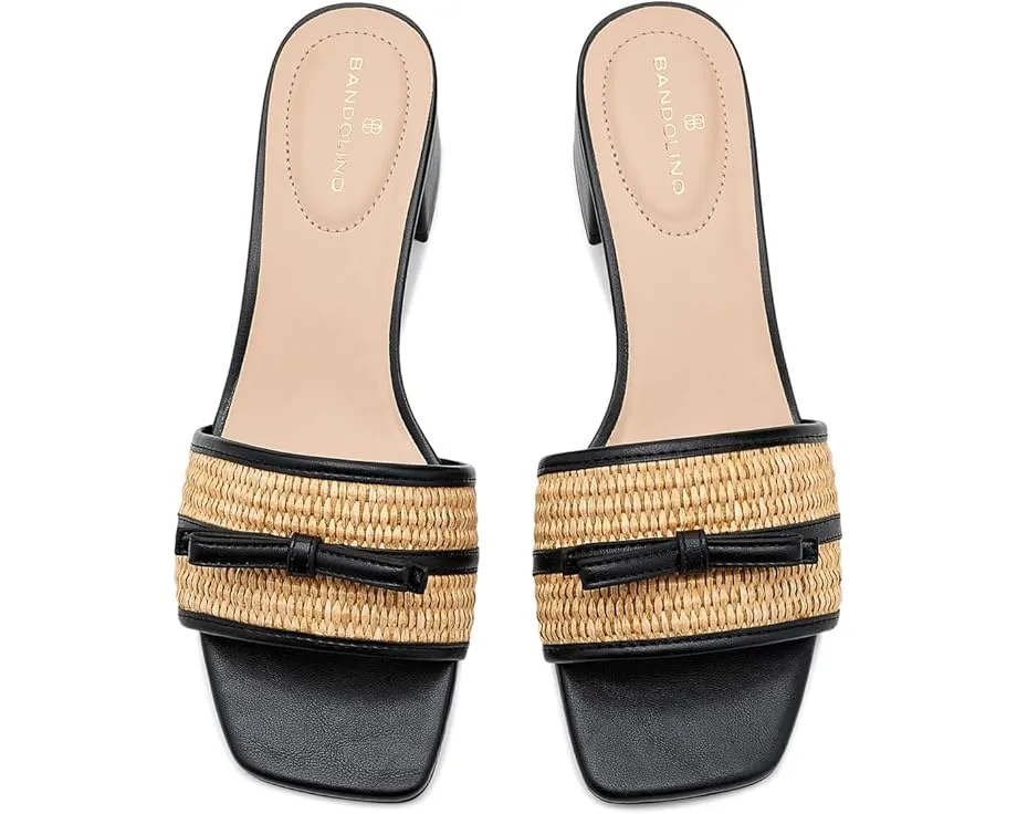 Сандалии Bandolino Catona с квадратным носком и бантом на устойчивом каблуке