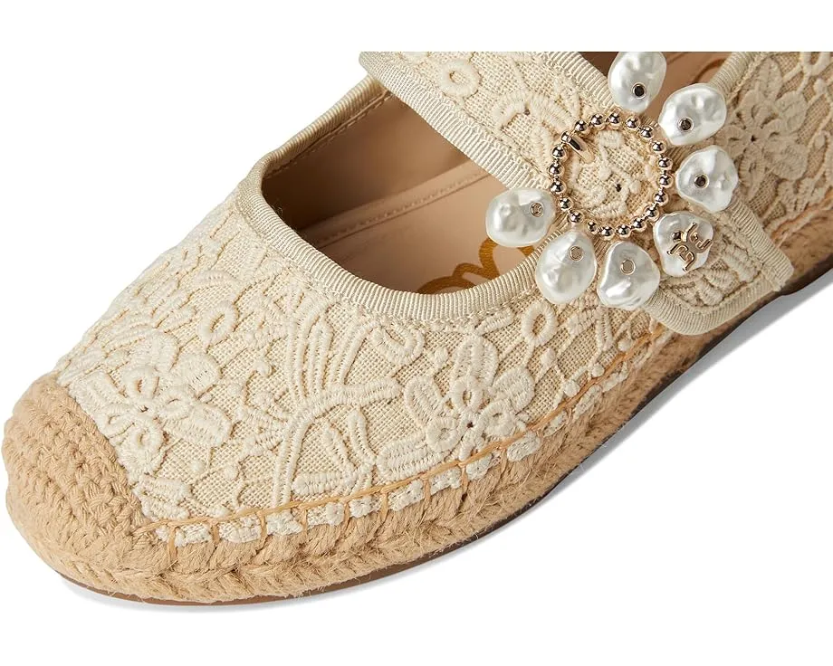 Эспадрильи Maddy Orchid с кружевным верхом и жемчужной пряжкой Sam Edelman
