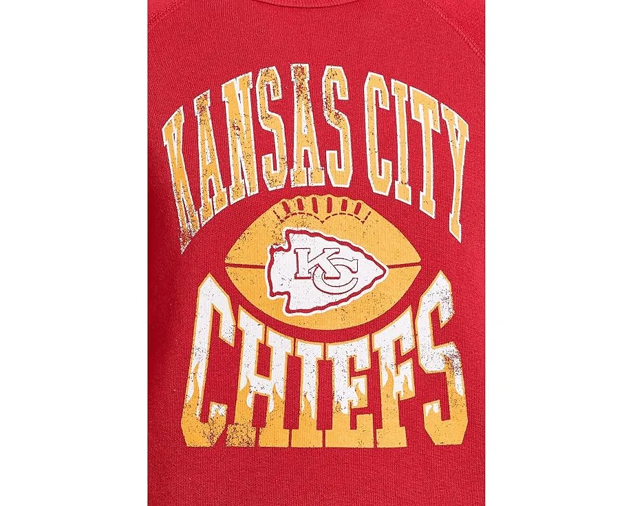 Детская футболка с длинным рукавом и принтом Kansas City Chiefs от Junk Food Clothing Kids