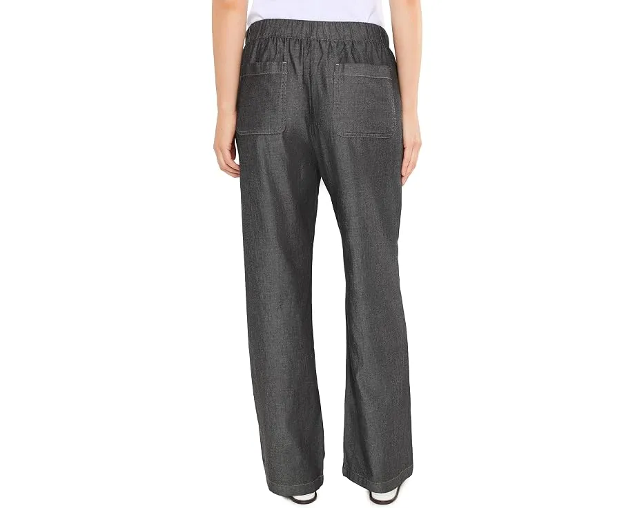 Брюки Eileen Fisher прямого кроя из органического хлопка Airy