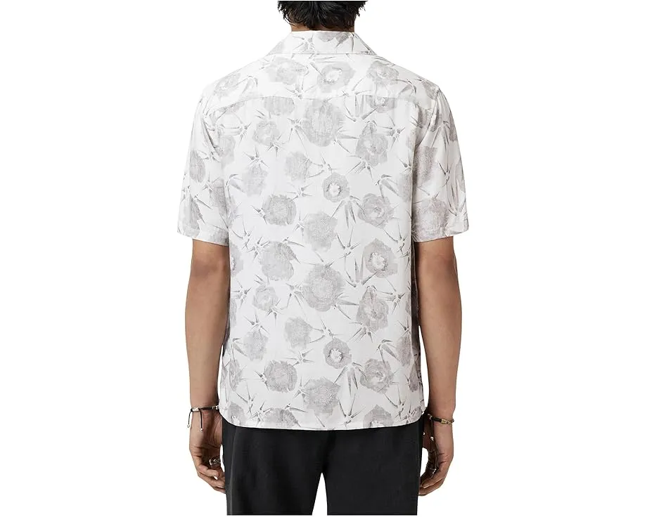 Рубашка Dan Camp Collar с коротким рукавом и принтом Thorn из модала