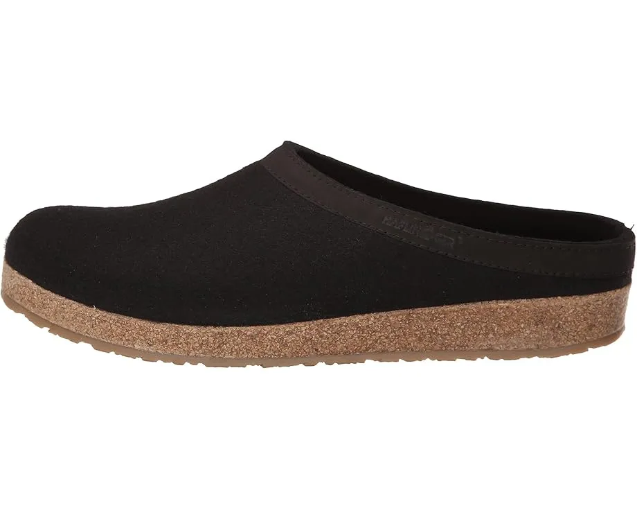 Клоги Haflinger GZL Leather Trim Grizzly с кожаной окантовкой