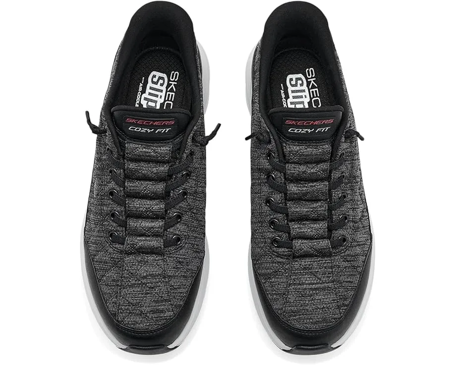Кроссовки Skechers Contour Foam Cozy Fit без рук Slip-In черные