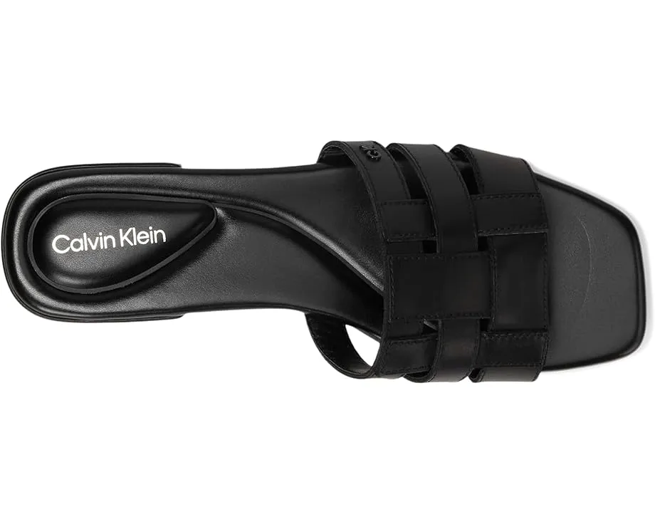 Плоские сандалии Calvin Klein Tessie с квадратным носком и плетеным декором