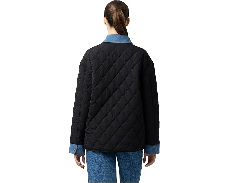 Стеганая куртка Blank NYC с джинсовыми деталями