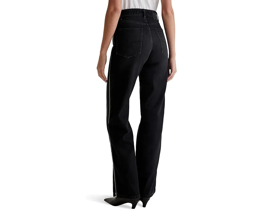 Джинсы Kora High-Rise Wide Leg от AG Jeans в цвете Demure из переработанного хлопка
