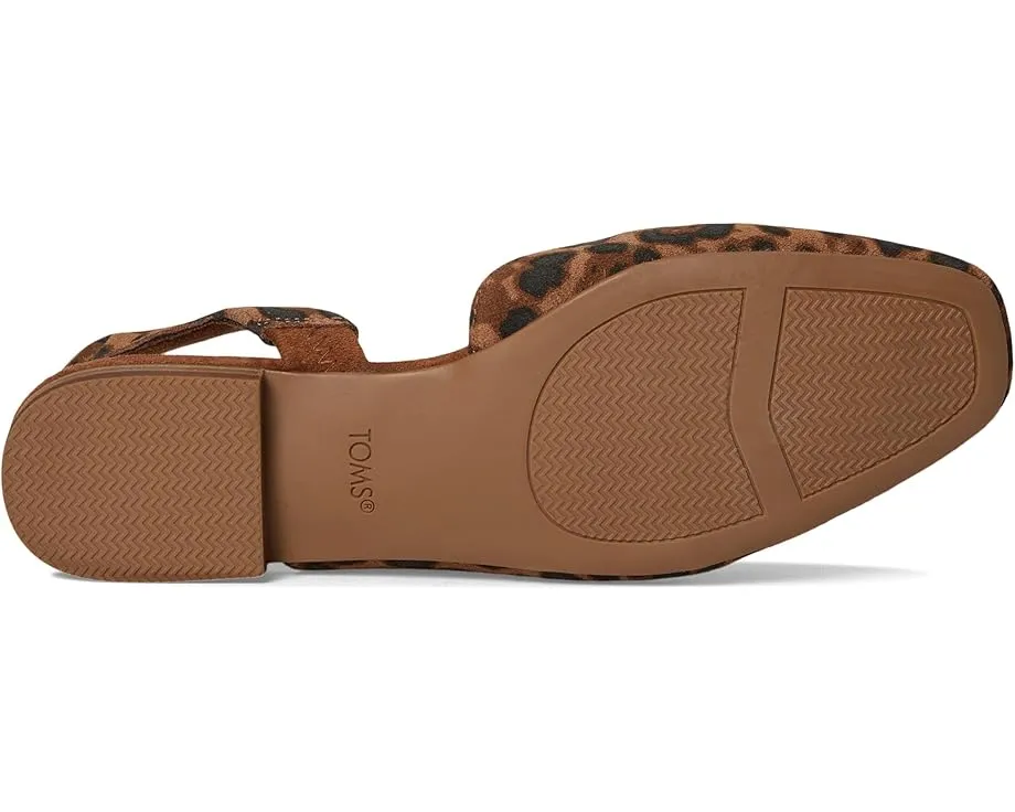 TOMS Балетки Alene с квадратным носком и мини каблуком