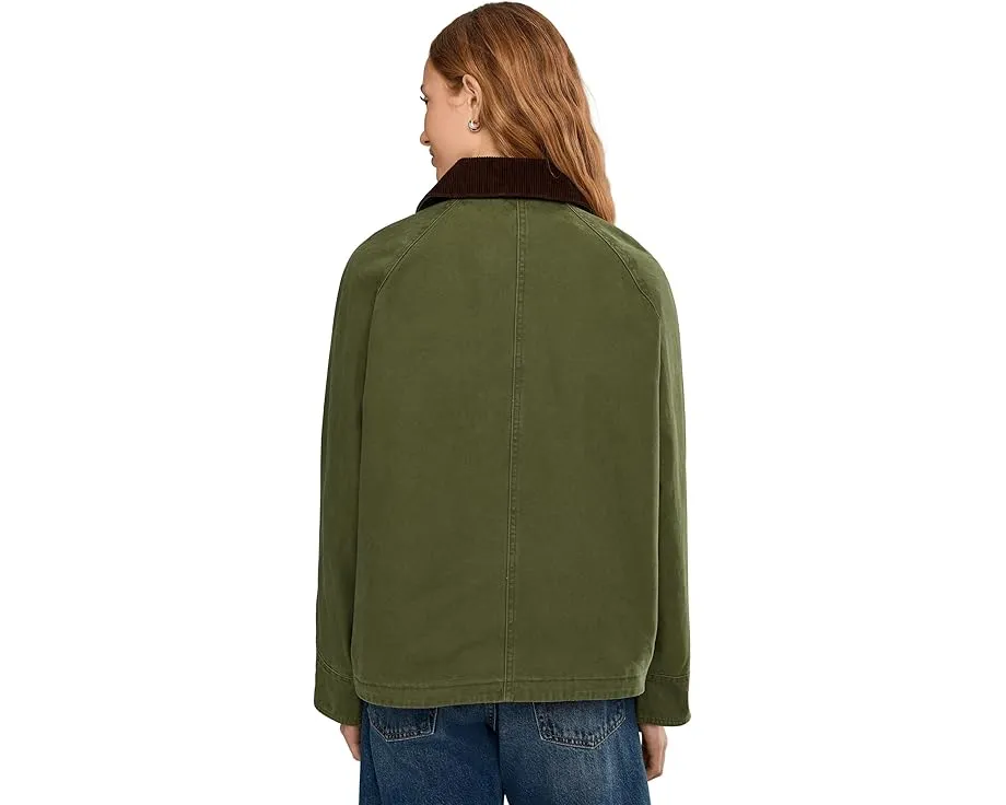 Куртка Levi's из хлопка в стиле амбарной с вельветовым воротником