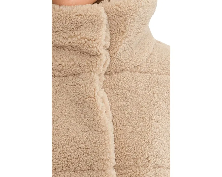 Длинная стеганая куртка Levi's из шерпи в стиле тедди