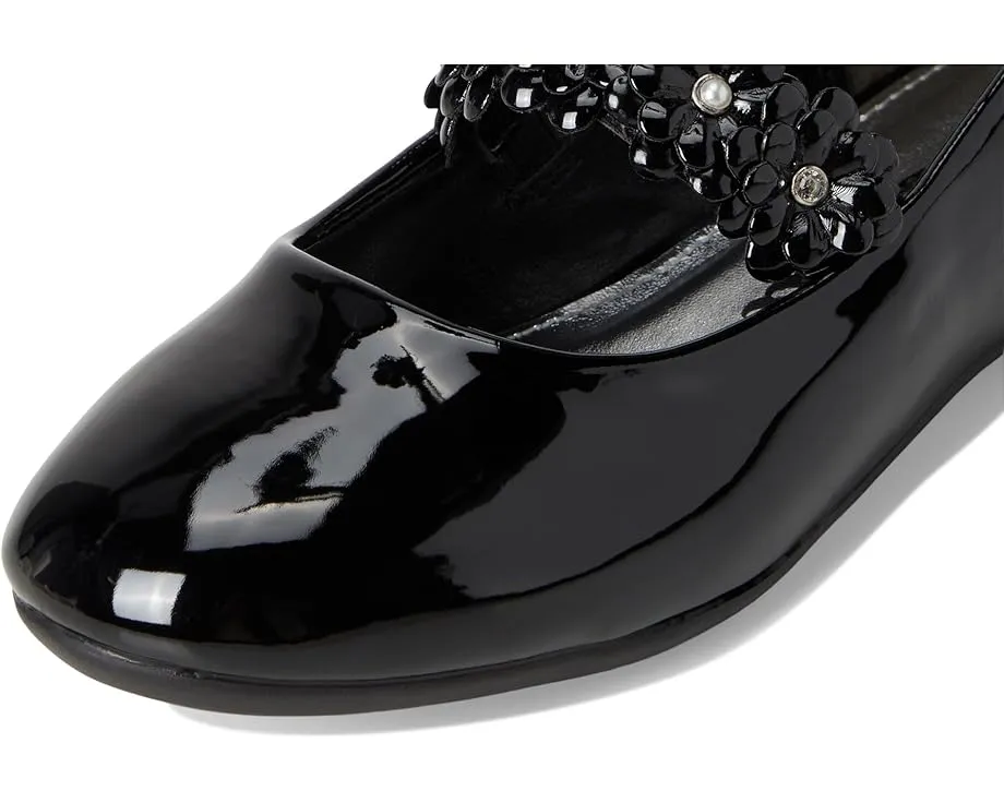 Балетки Rozy для девочек с эластичным ремешком и декором