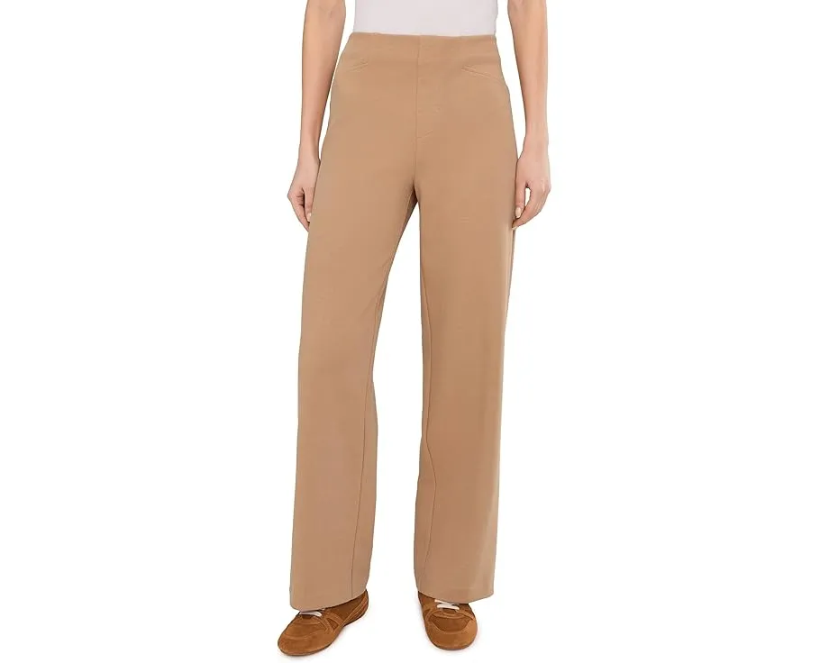 Брюки Lenox Wide Leg Stretch Twill с расклешенным кроем от NIC+ZOE