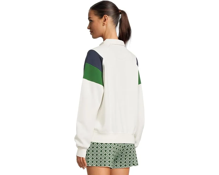 Топ Beach Riot Bennett с воротником и кнопками из французского велюра