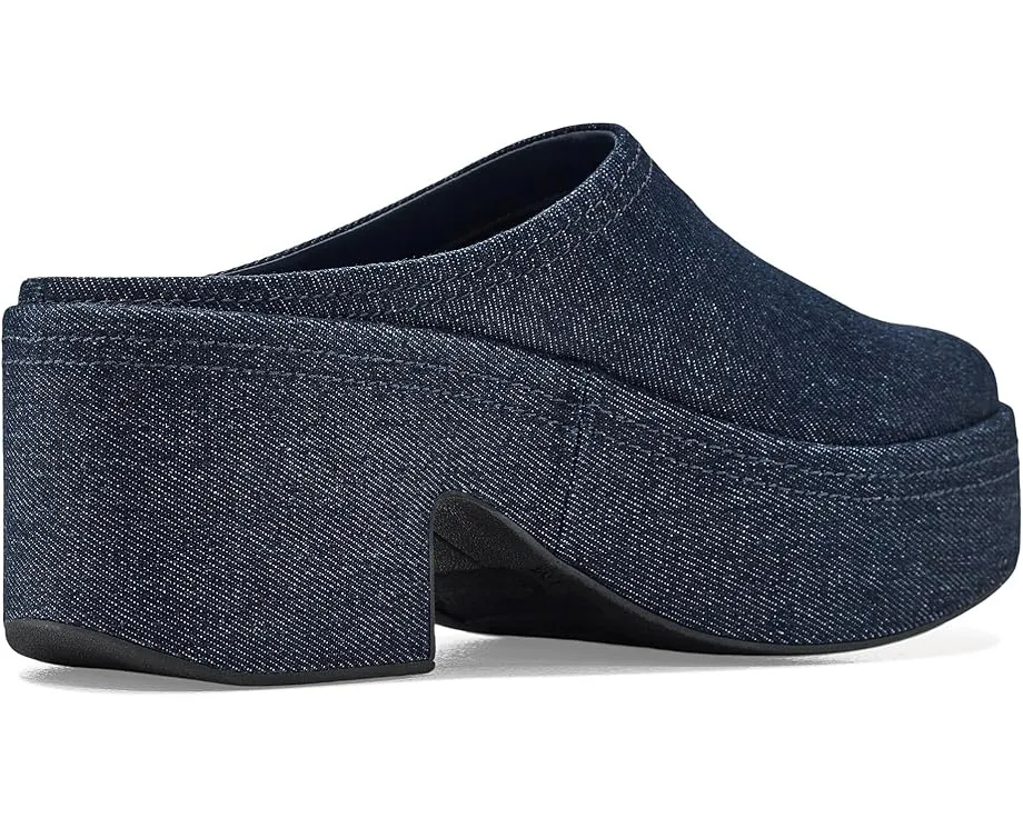 Мюли FitFlop Platfforms Denim на каблуке с клиновидной подошвой