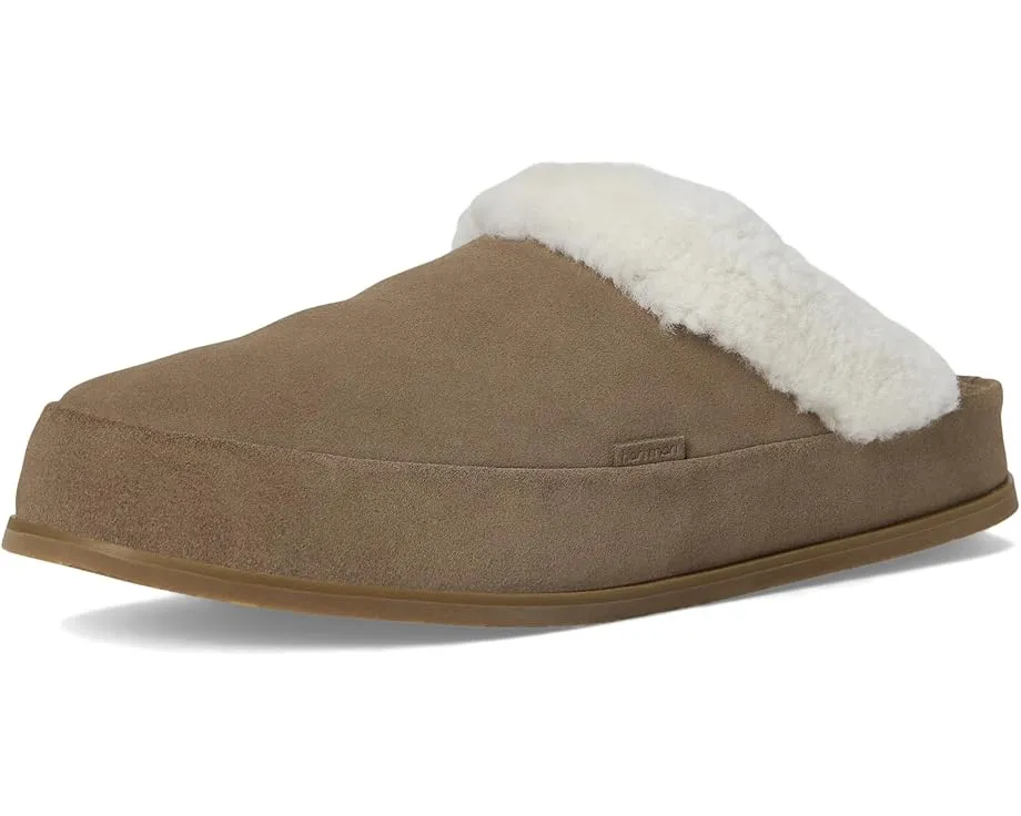 hari mari Tia слипоны из кожи с подкладкой из овчины