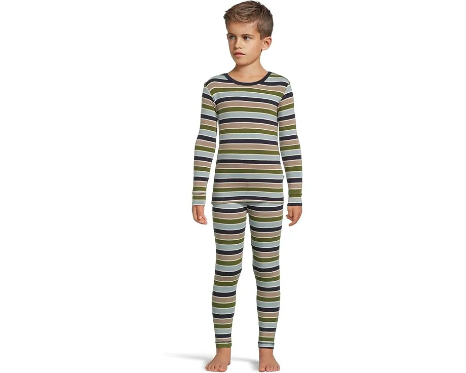 Пижамный комплект Kickee Pants Kids с длинным рукавом и принтом