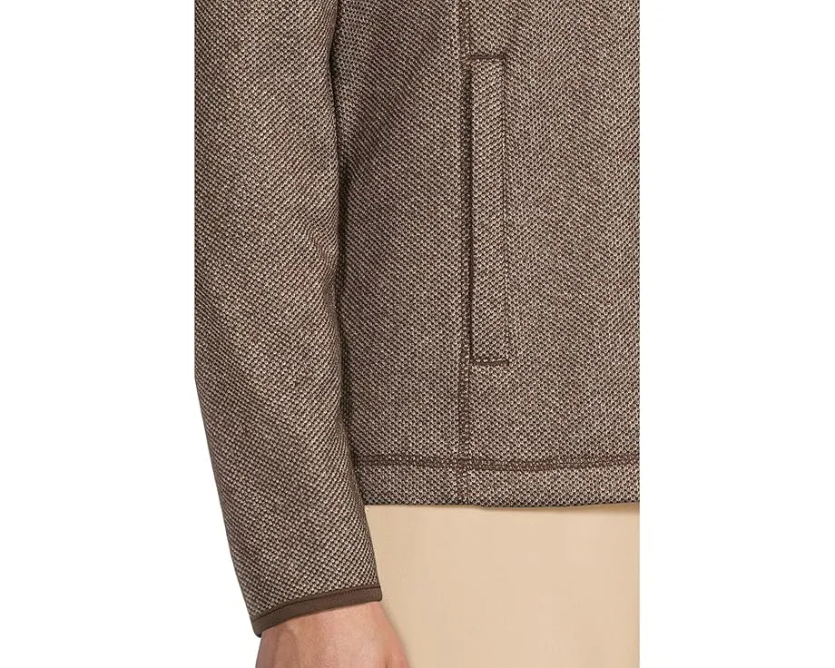 Johnston & Murphy толстовка Textured Fleece Quarter-zip с фактурным флисом