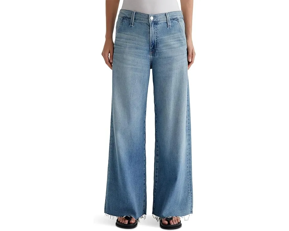 Джинсы AG Jeans Stella с ультраширокими штанинами и длиной до щиколотки