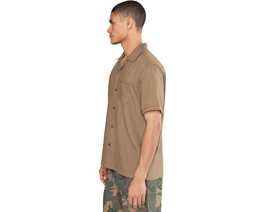 Hurley Lay Day Camp Рубашка с коротким рукавом и карманом на груди