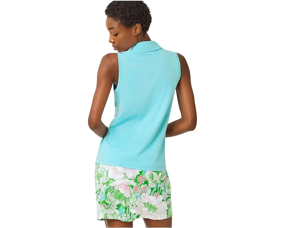 Lilly Pulitzer безрукавный поло Dune с защитой UPF 50