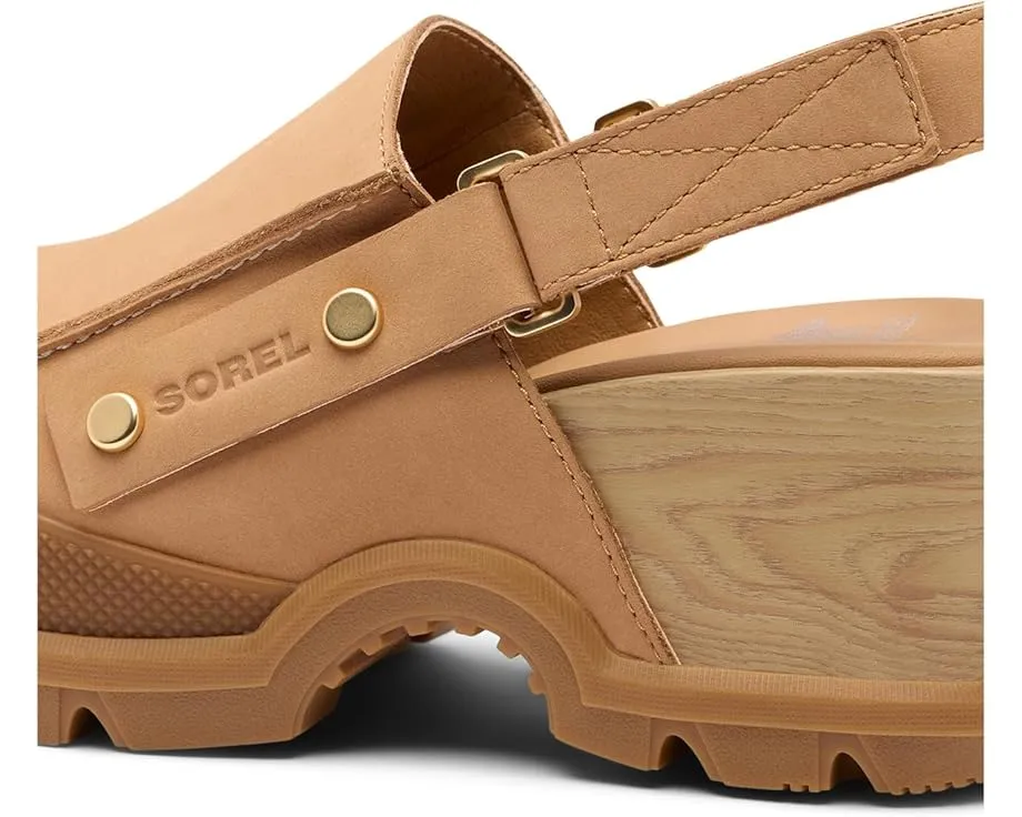 Клоги SOREL Roam’N Clog RBR из гладкой кожи с регулируемой липучкой